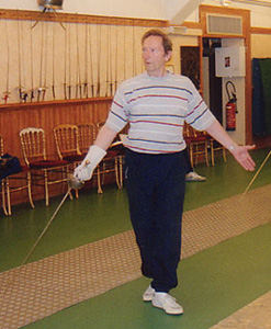 Claude Carliez beim Gru&szlig;